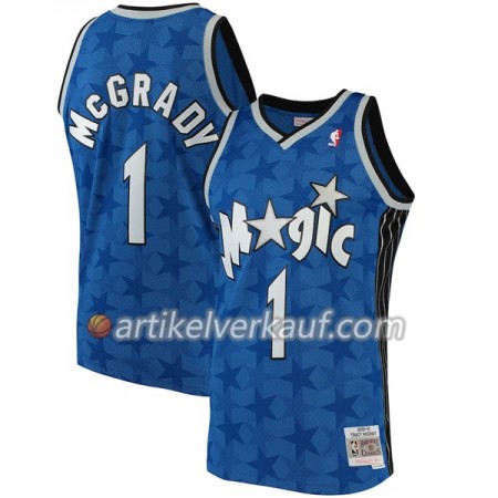 NBA Orlando Magic Trikot Tracy McGrady 1 Hardwood Classics Blau Swingman - Herren